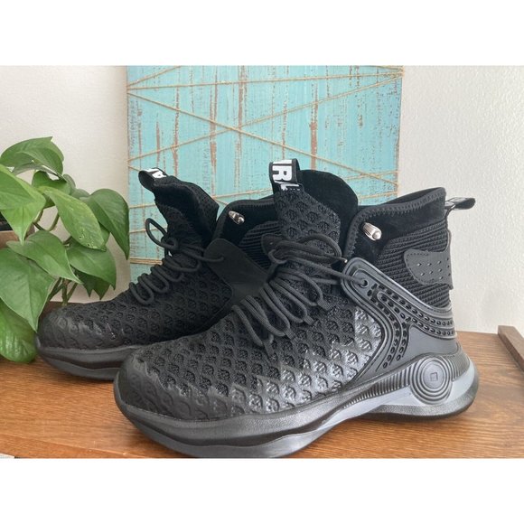 High-top Safety Shoes Construction Protective Men Size 10 Steel Toe Breathable - Picture 3 of 10